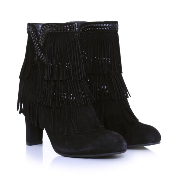 Sam Edelman Shoes - Sam Edelman Kaleb Fringe Suede Boots
